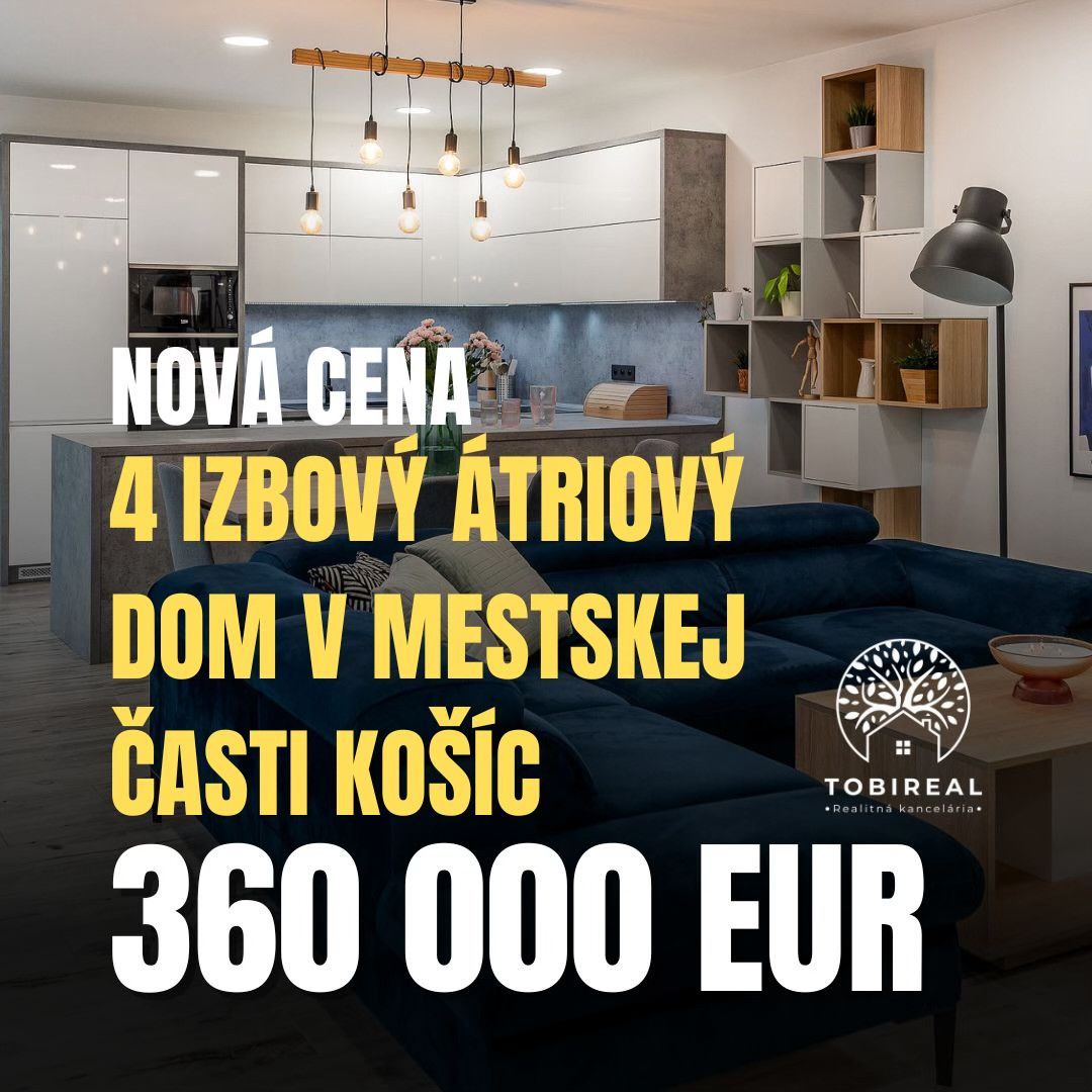 4 izbový bungalov v novej štvrti Garden Park, Košice - Šaca, časť Ľudvíkov dvor