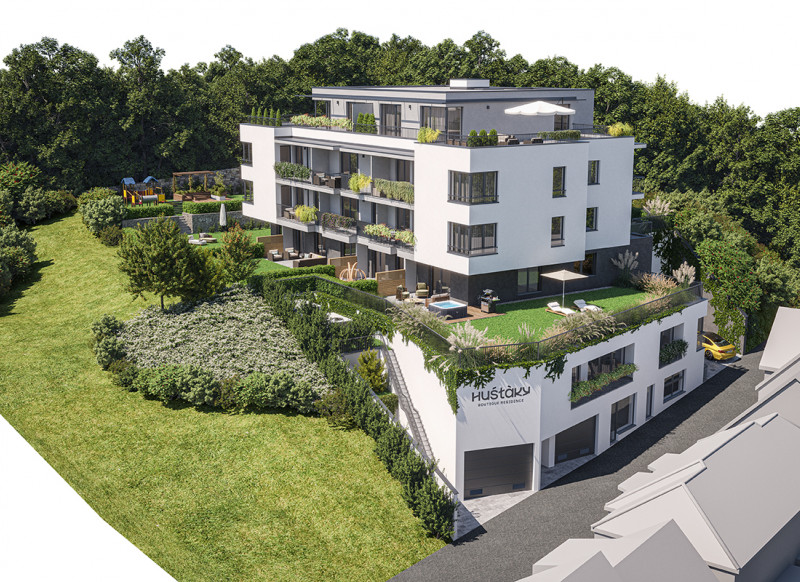 3 izbový byt s loggiou v projekte Huštáky Boutique Residence